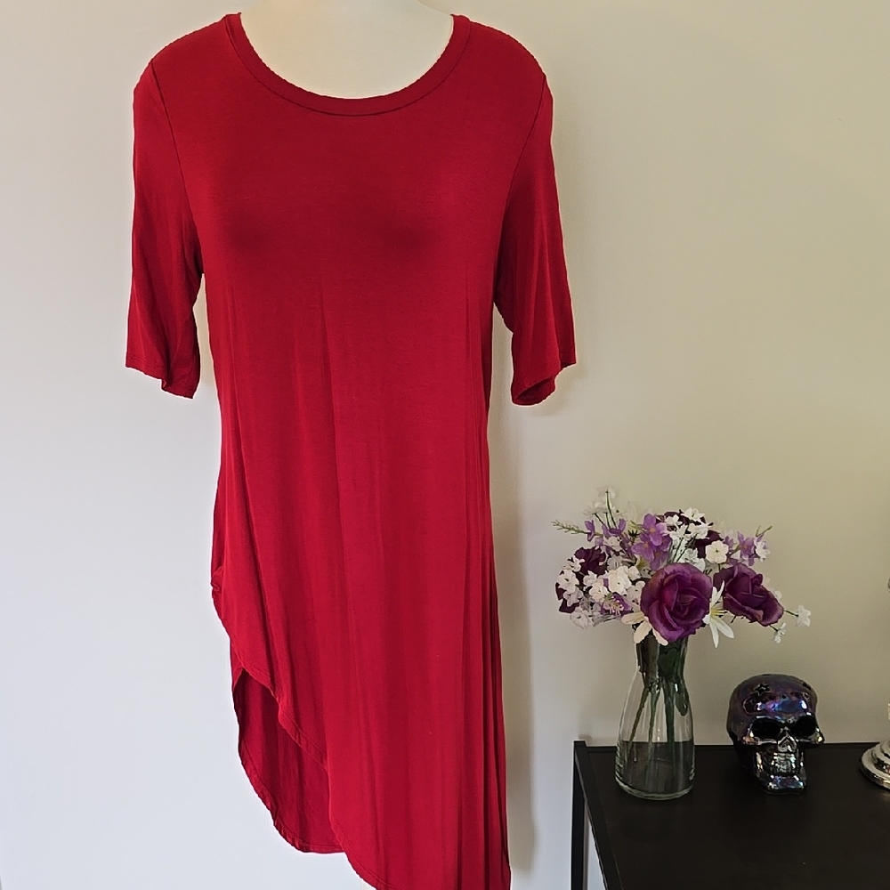 Torrid Super Soft Asymmetric Side Twist Tunic